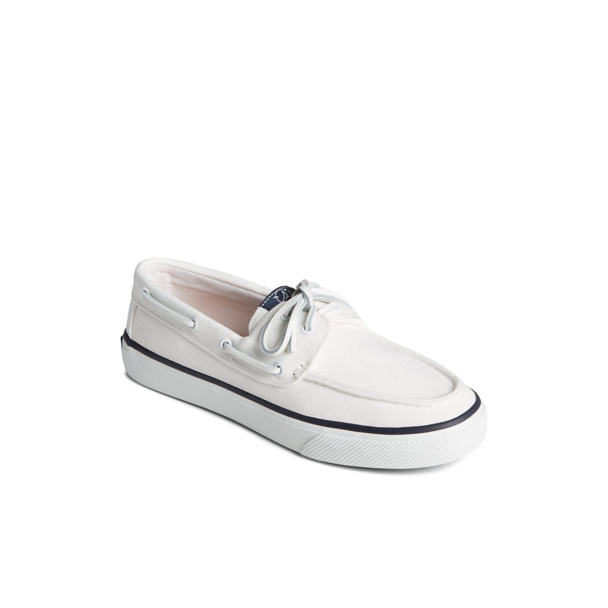 White Sperry Pier Wave LTT Sneaker | JNXFCER-04