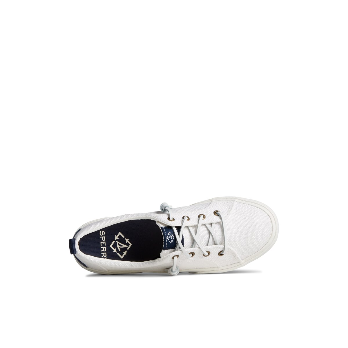 White Sperry Pier Wave LTT Sneaker | JNXFCER-04