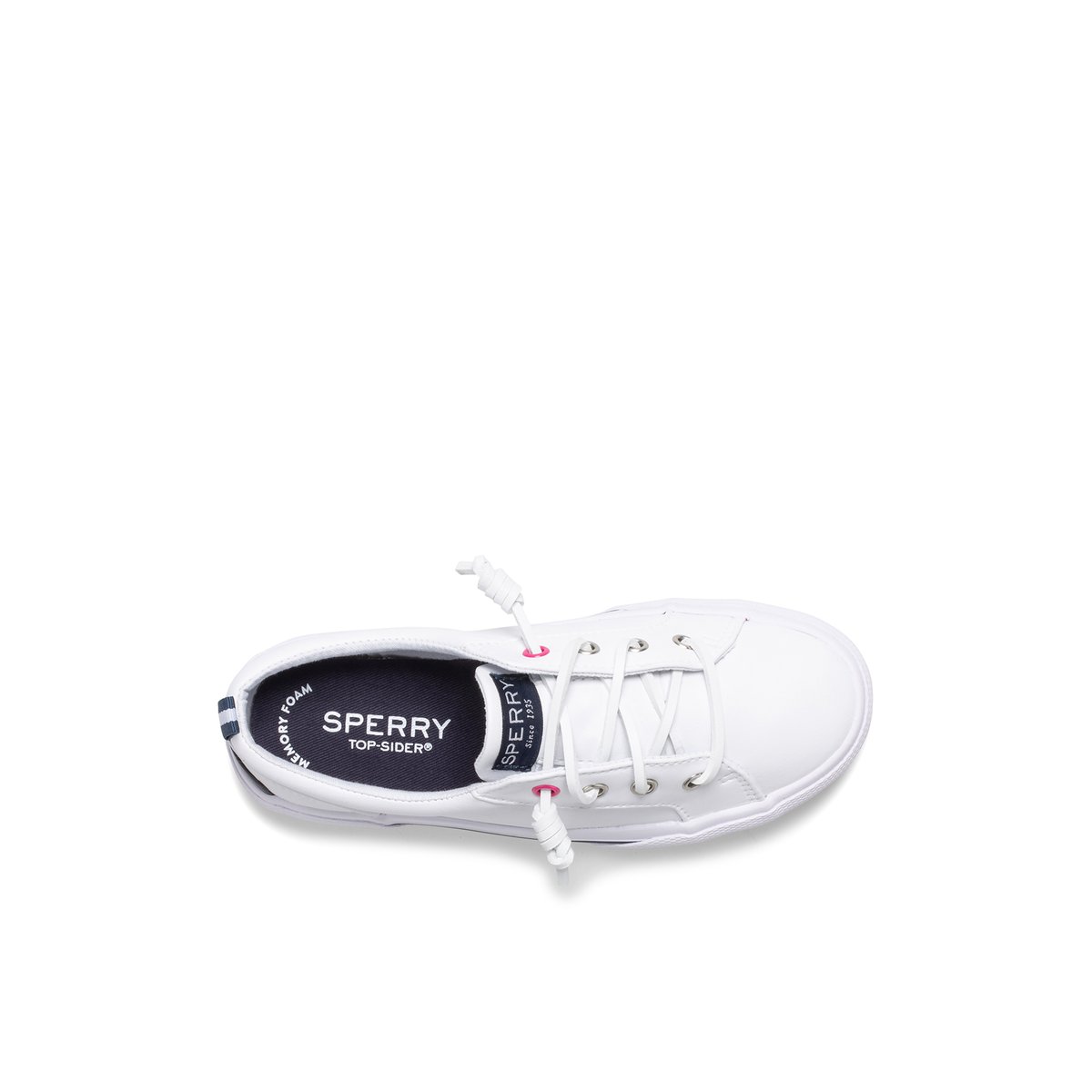 White Sperry Pier Wave Sneaker | OUJTCHZ-94