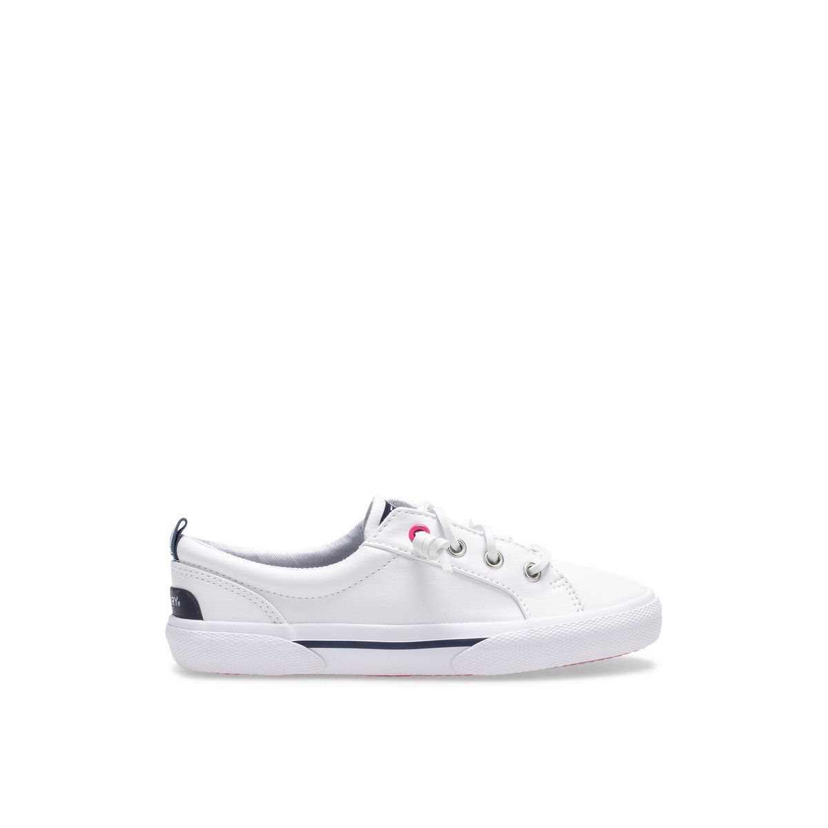 White Sperry Pier Wave Sneaker | OUJTCHZ-94