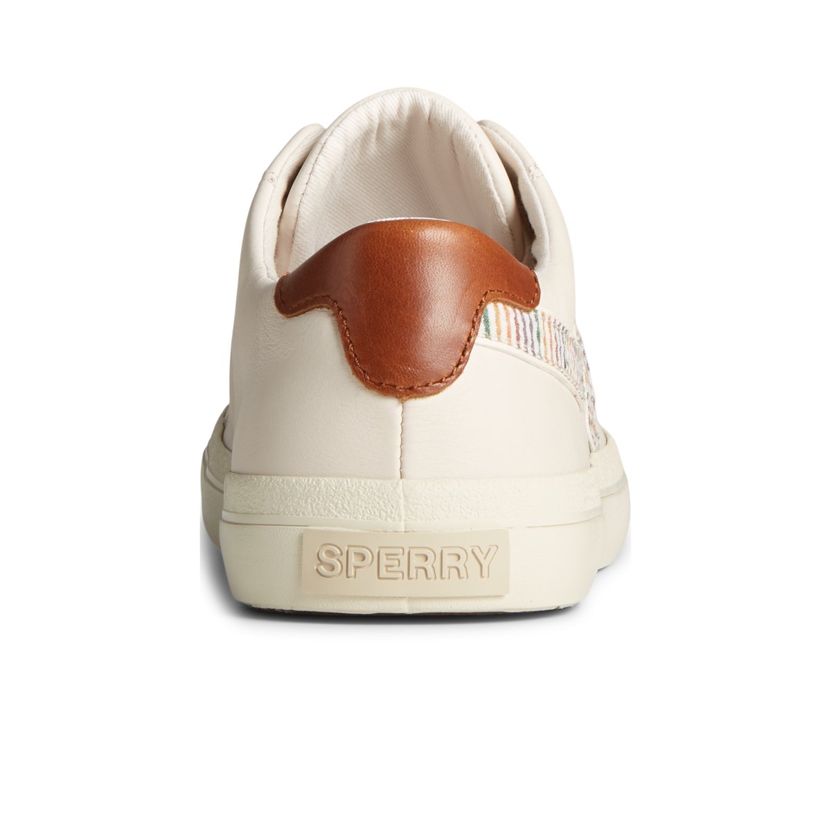 White Sperry Sandy Pride Sneaker | ILEDMRC-23