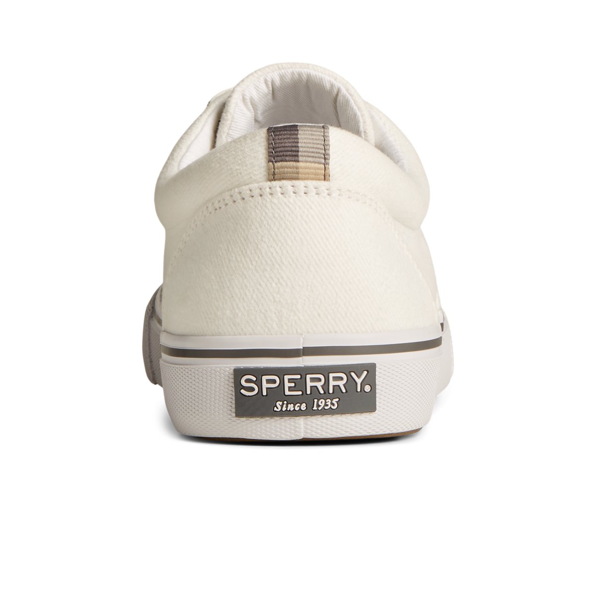 White Sperry SeaCycled Striper II CVO Textile Sneaker | QIBXGMN-79