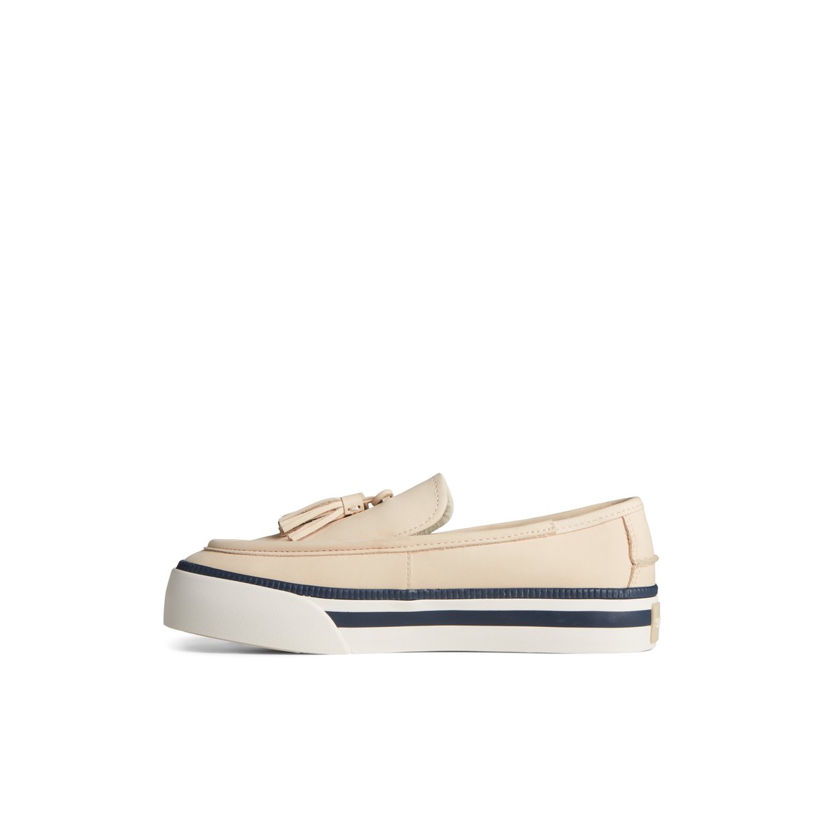 White Sperry Sea Sailor Platform Sneaker | NKHUEYM-83