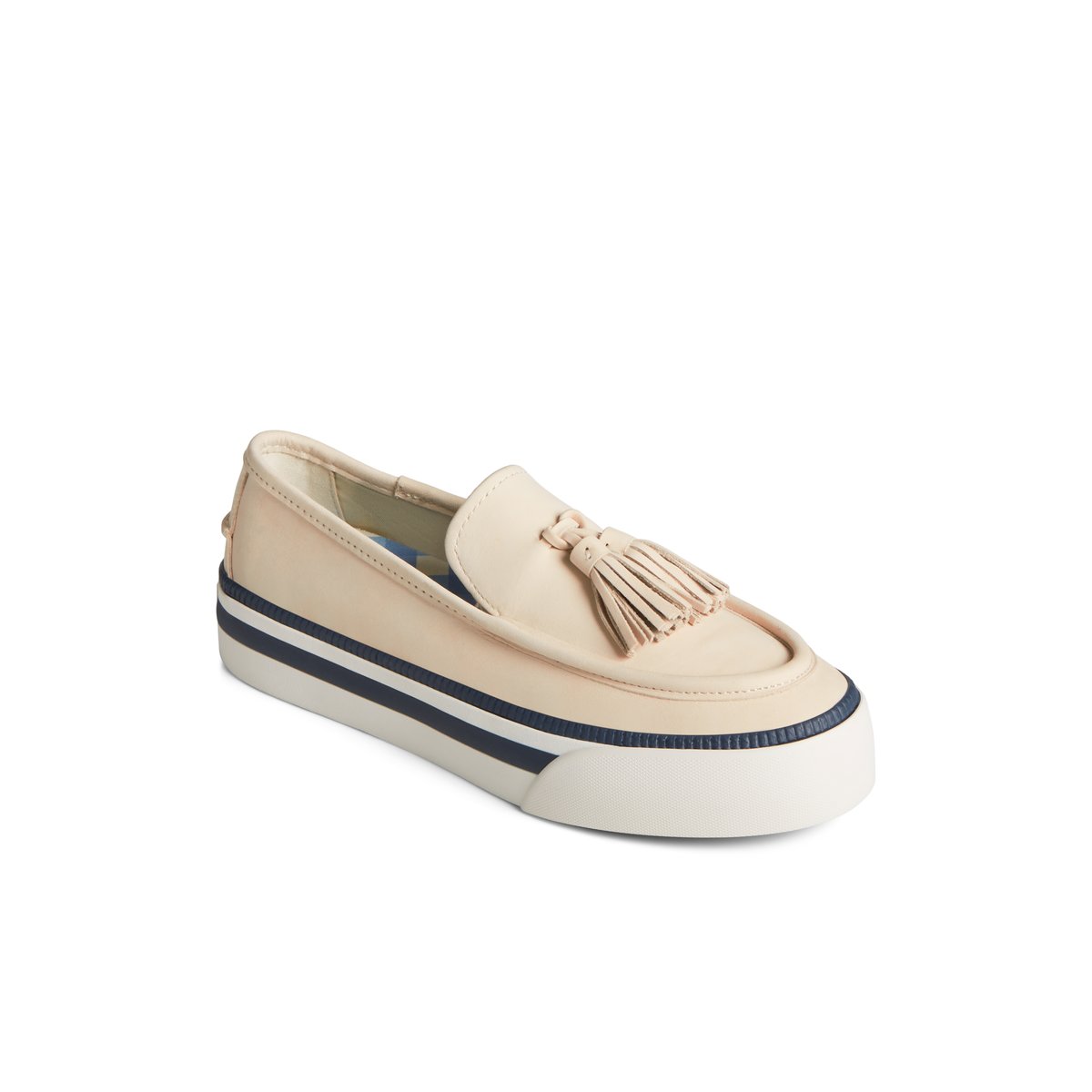 White Sperry Sea Sailor Platform Sneaker | NKHUEYM-83