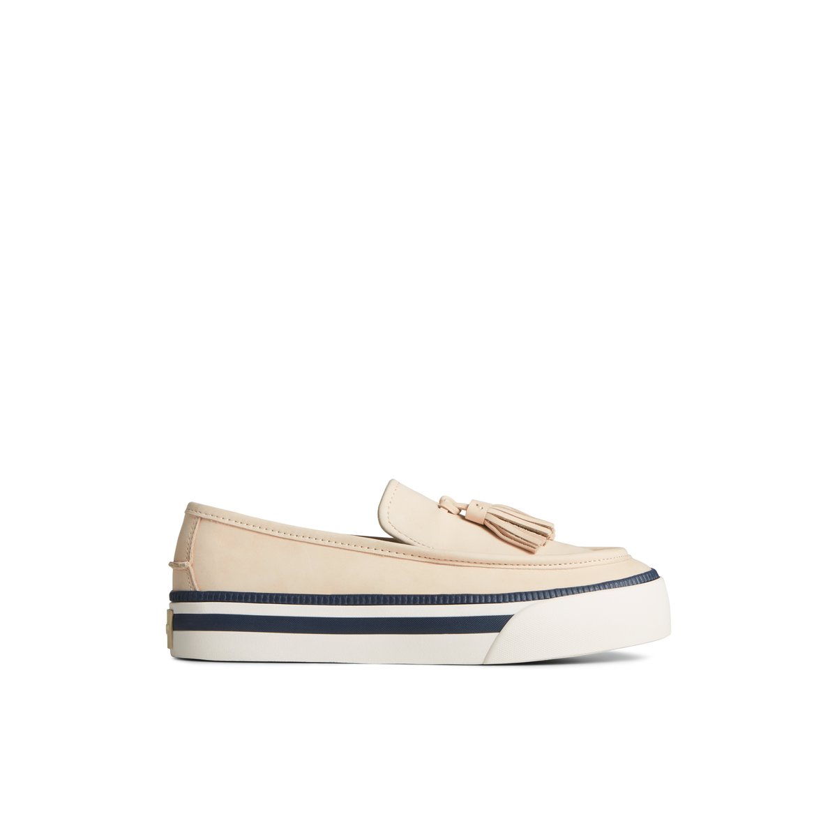 White Sperry Sea Sailor Platform Sneaker | NKHUEYM-83