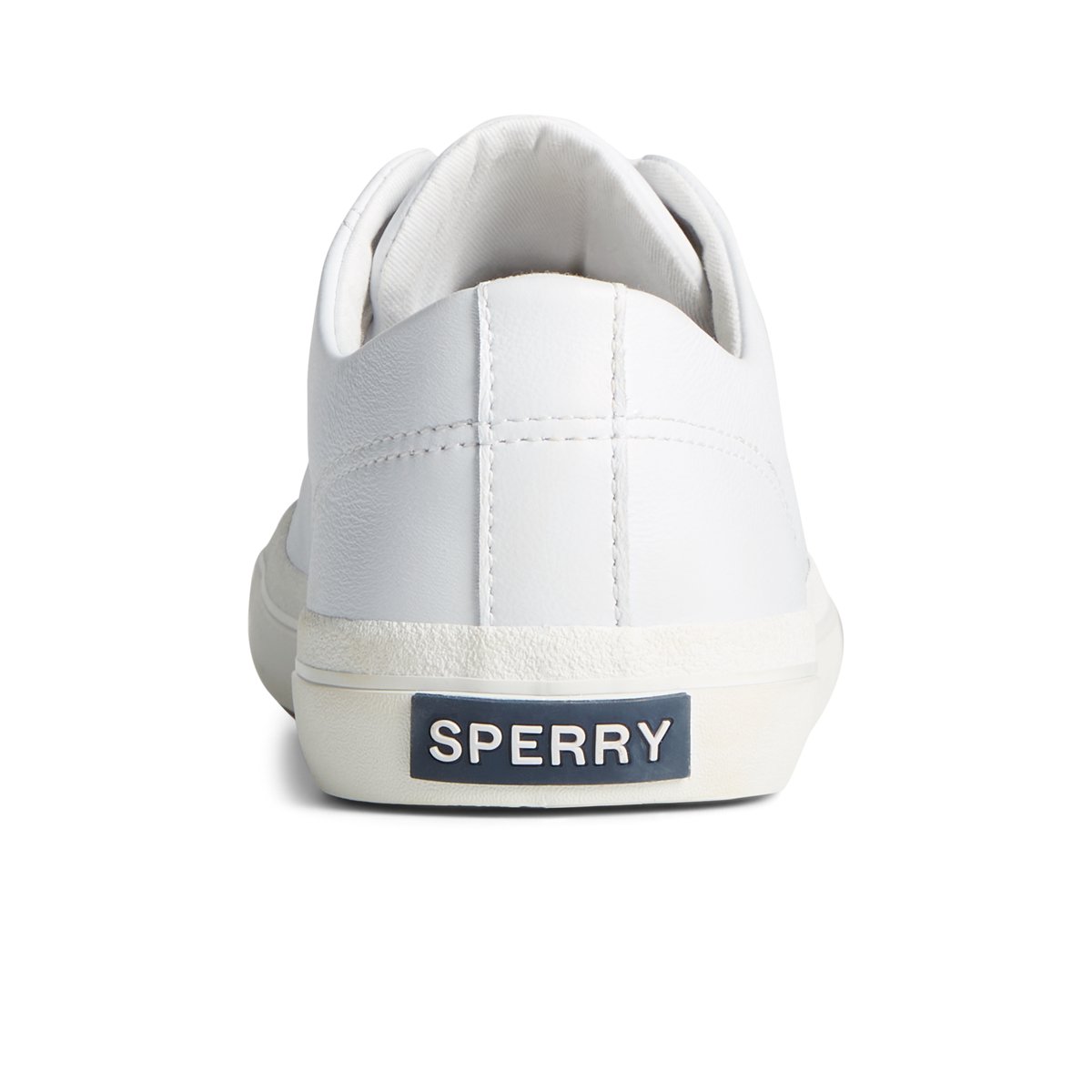 White Sperry Striper II LTT Leather Sneaker | ZDWEBMP-26